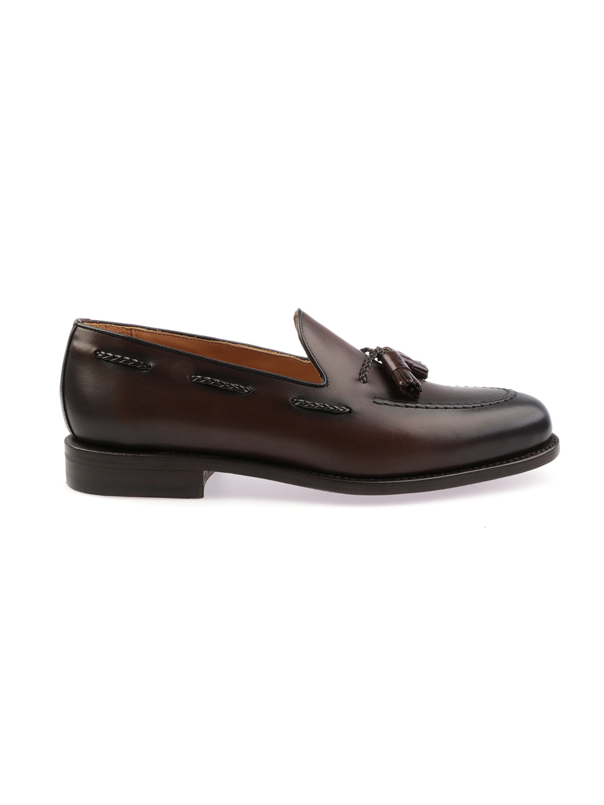 BERWICK LOAFER WITH TASSELS BROWN - 4340