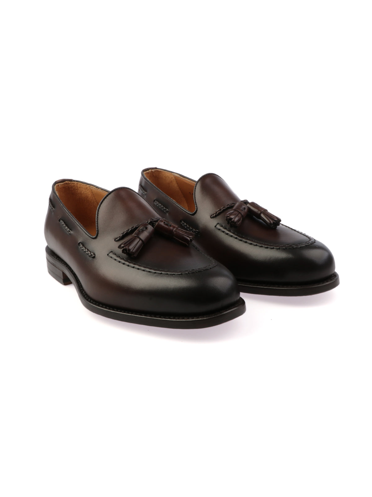 BERWICK LOAFER WITH TASSELS BROWN - 4340