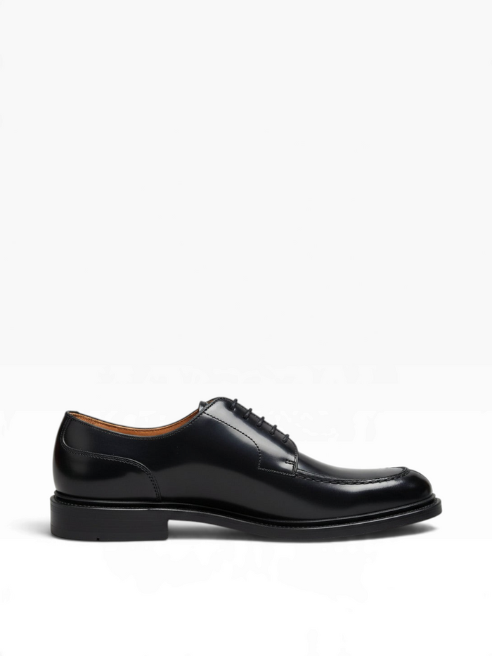 Bourgee a world class shoe store Berwick 1707 black calf leather split toe derby shoe with Goodyear welted sole