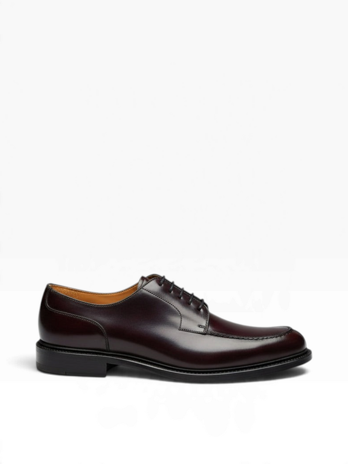 Bourgee a world class shoe store Berwick 1707 burgundy calf leather split toe derby shoe with Goodyear welted sole