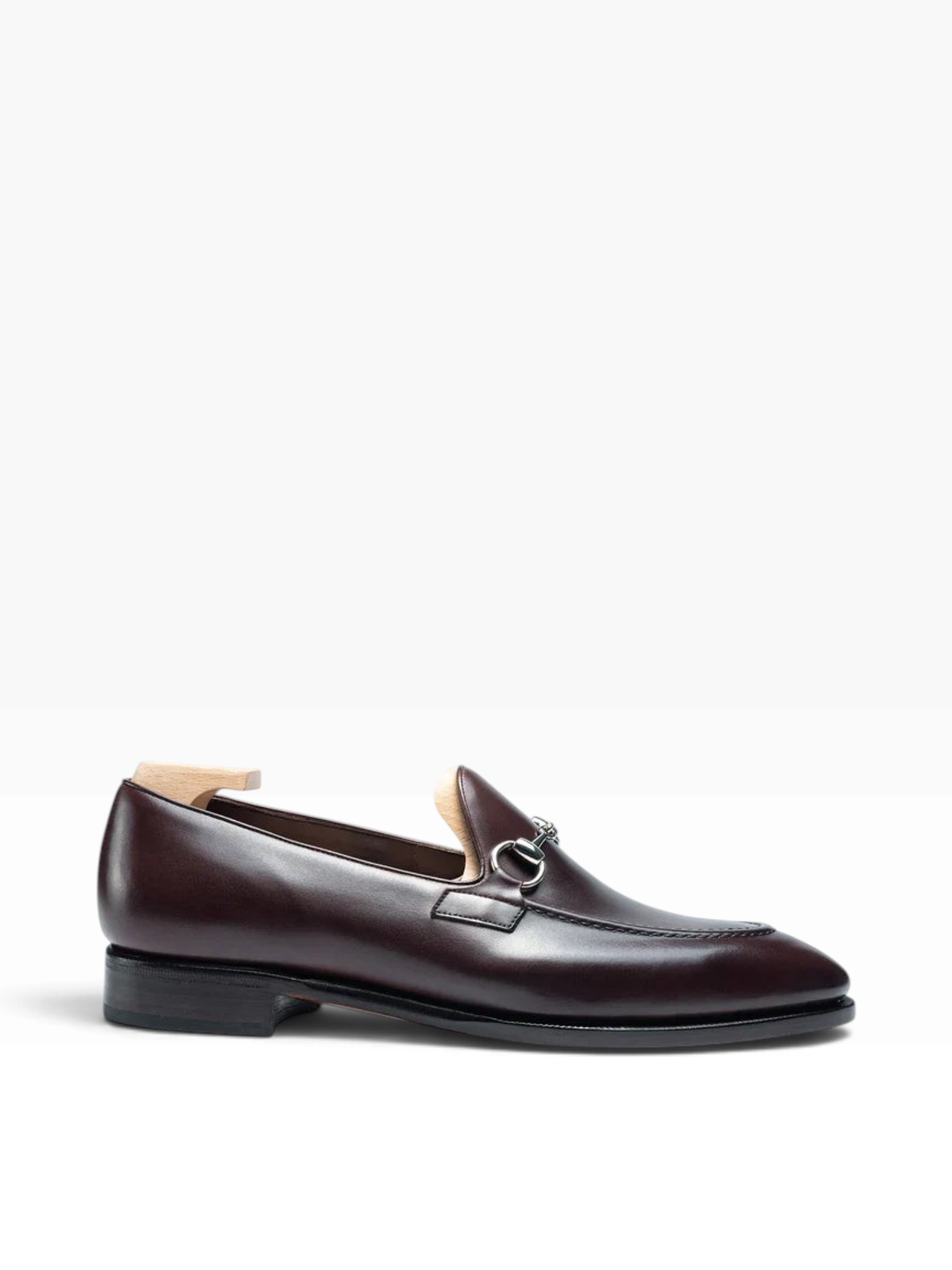 Bourgee a world class shoe store TLB Artista 284 Goya dark brown box calf leather horsebit loafer with leather sole