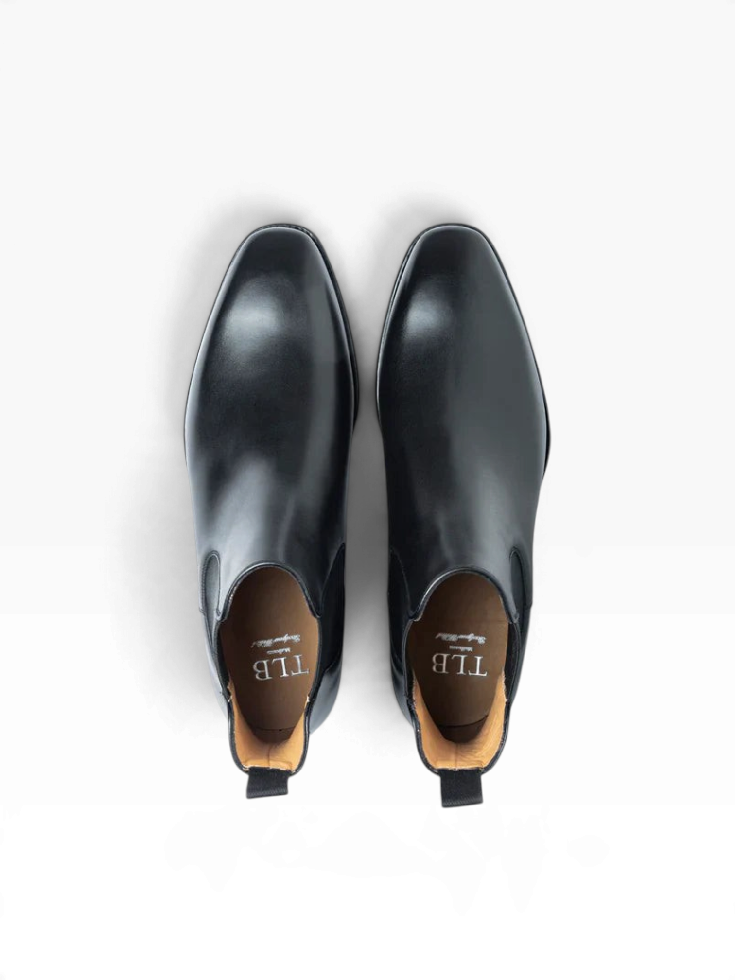 Bourgee a world class shoe store TLB Artista 131 Picasso black boxcalf leather boots with a sleek squared toe.