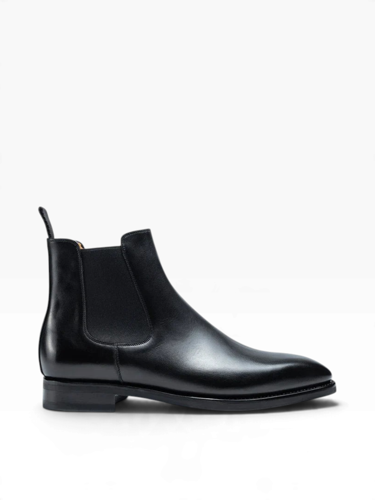 Bourgee a world class shoe store TLB Artista 131 Picasso black boxcalf leather Chelsea boot with a city sole