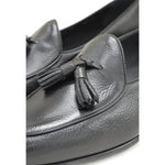 Load image into Gallery viewer, BERWICK TASSEL BELGIAN LOAFER BLACK DEERSKIN 4951
