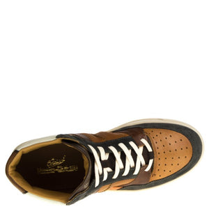 KAMO-GUTSU SNEAKERS (NAVY/COGNAC)