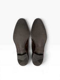 Bourgee a world class shoe store TLB Artista Picasso oxford shoes showing the textured rubber Double City sole