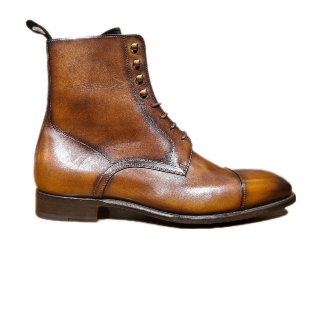 Carlos Santos 8866 Jumper Boot In Tan Brown