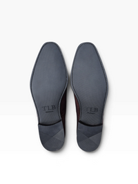Bourgee a world class shoe store TLB Artista 180 boot showing the textured black City rubber soles and heels