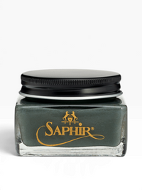 Bourgee a world class shoe store Saphir Medaille d’Or Pommadier 1925 cream shoe polish in a glass jar