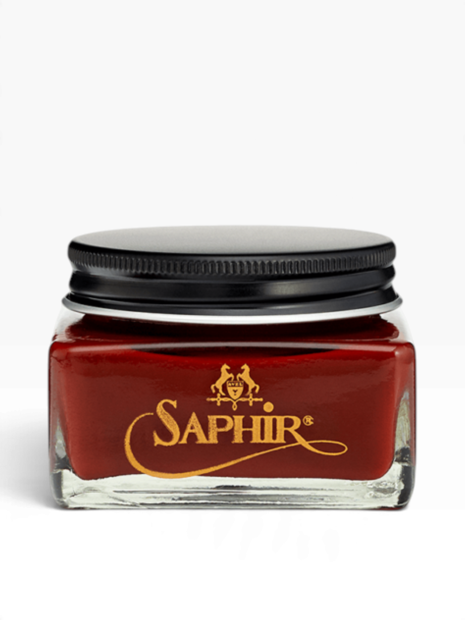Bourgee a world class shoe store Saphir Medaille d’Or Pommadier 1925 mahogany cream polish in a glass jar