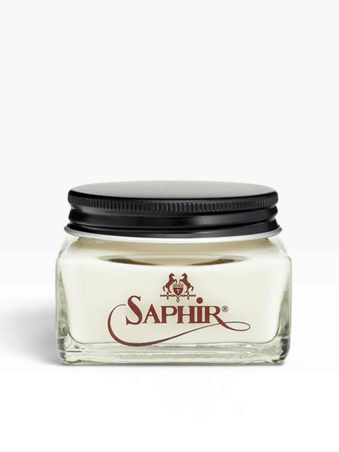 Bourgee a world class shoe store Saphir Medaille D'or colorless reptile cream for exotic leather in a glass jar