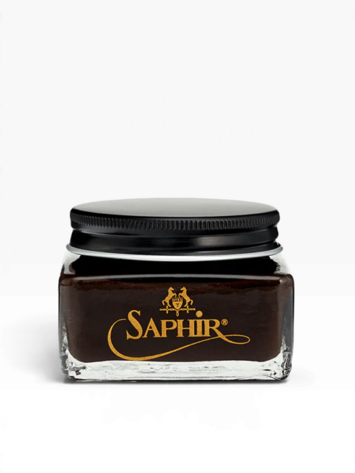 Bourgee a world class shoe store Saphir Medaille D'or Oiled Leather Cream in a 75ml glass jar for leather care