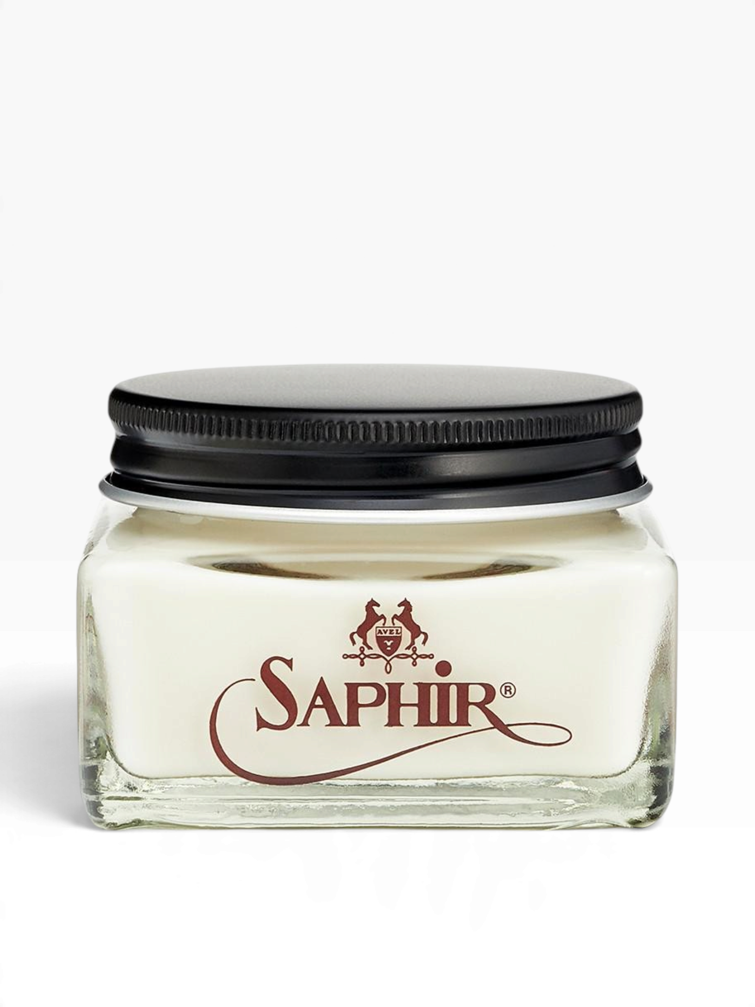 Bourgee a world class shoe store Saphir Medaille d’Or Renovateur leather conditioner in a 75ml glass jar