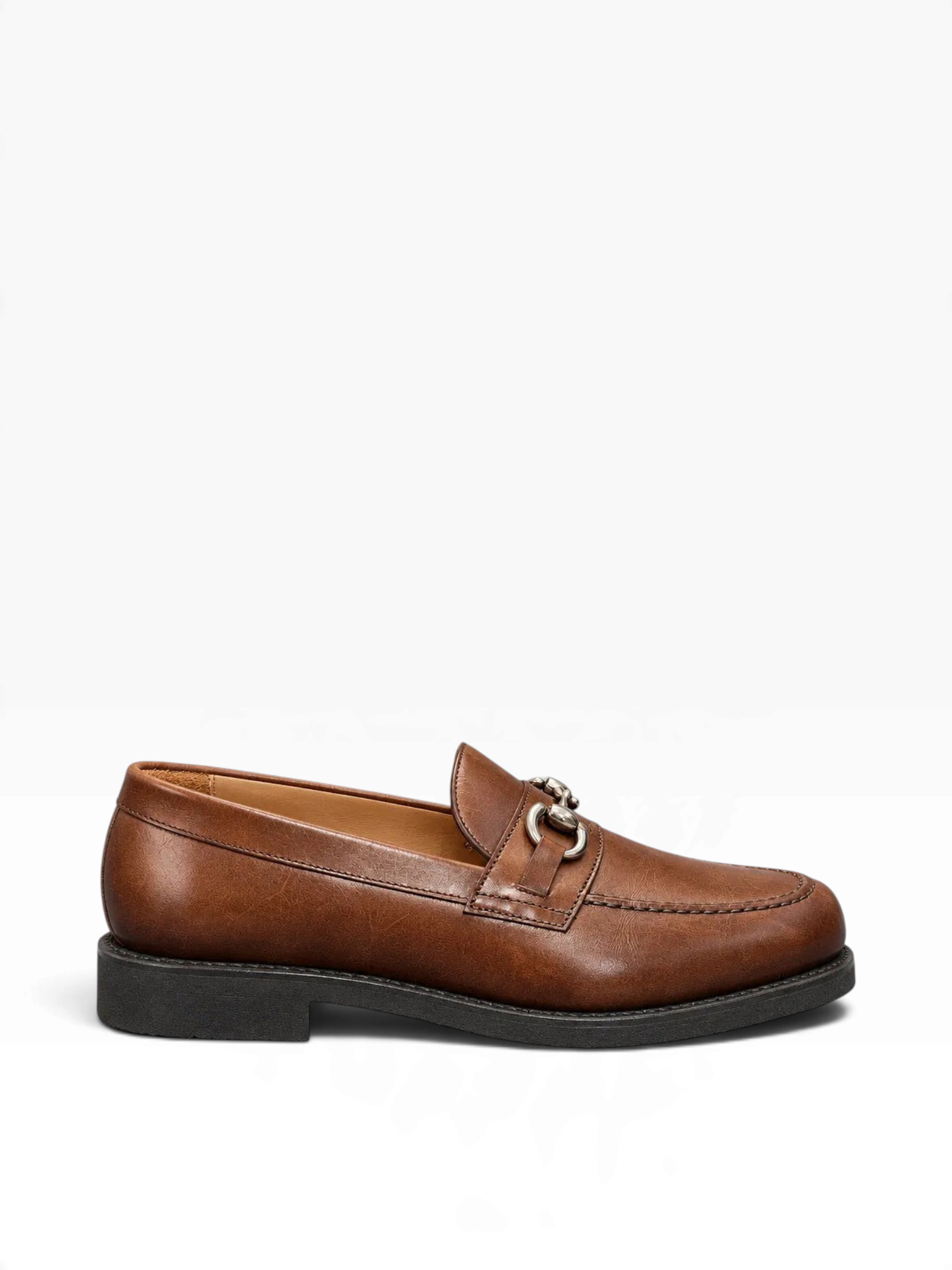 Bourgee a world class shoe store Berwick 5469 brown leather horsebit loafer with Goodyear welt and Vibram sole