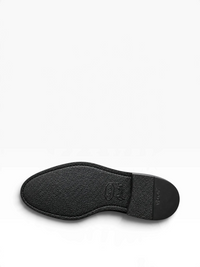 Bourgee a world class shoe store Berwick 5469 black leather loafer showing the textured Vibram GumLite sole