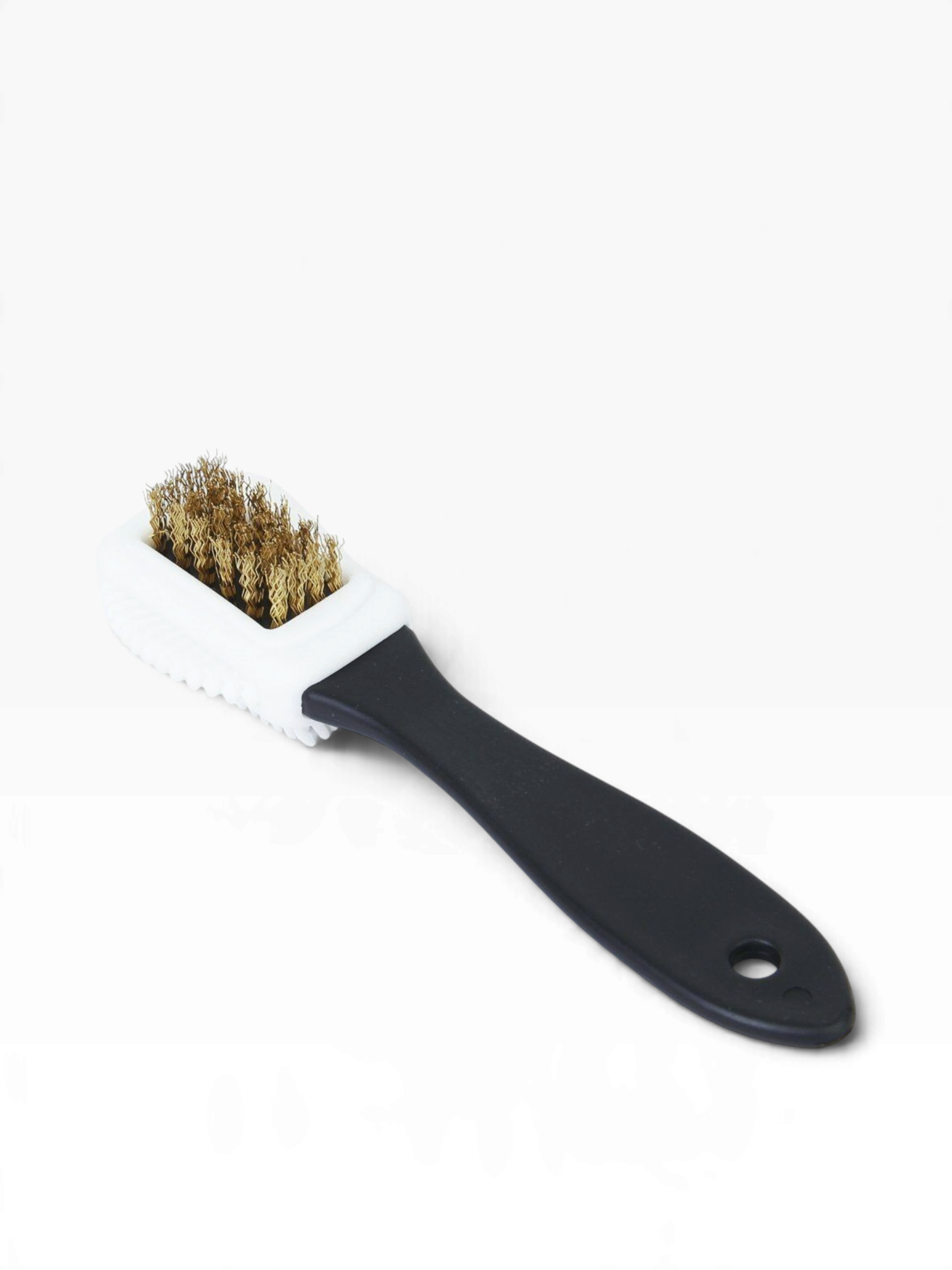 Bourgee a world class shoe store suede and nubuck cleaning brush with wire bristles and white rubber edges