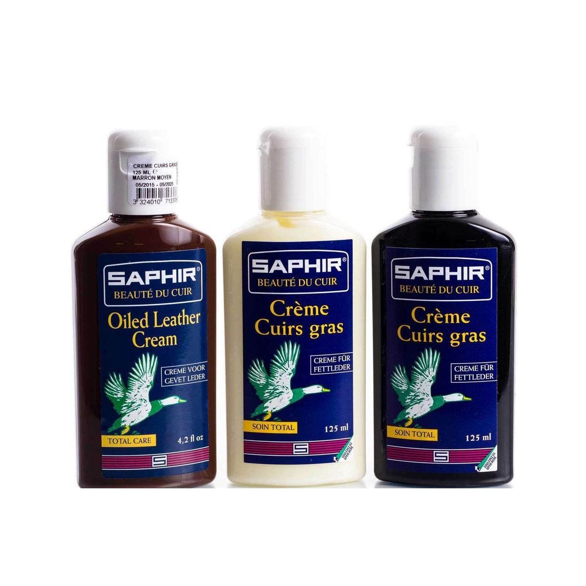 Saphir Beaute du Cuir Chromexcel Greasy Oiled Leather Lotion for Nubuck (125 ML)