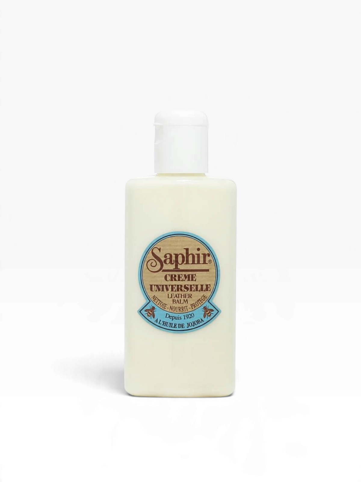Bourgee a world class shoe store Saphir Universal Cream Polish for cleaning and nourishing smooth leather goods.