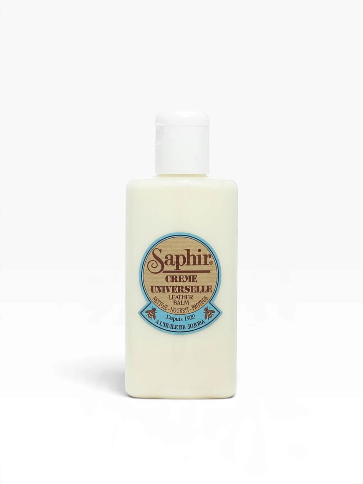 Bourgee a world class shoe store Saphir Universal Cream Polish for cleaning and nourishing smooth leather goods.
