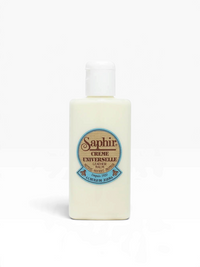 Bourgee a world class shoe store Saphir Universal Cream Polish for cleaning and nourishing smooth leather goods.