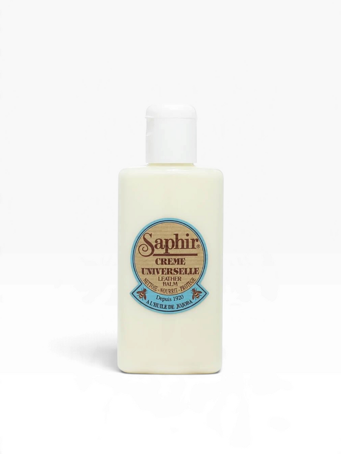 Bourgee a world class shoe store Saphir Universal Cream Polish for cleaning and nourishing smooth leather goods.