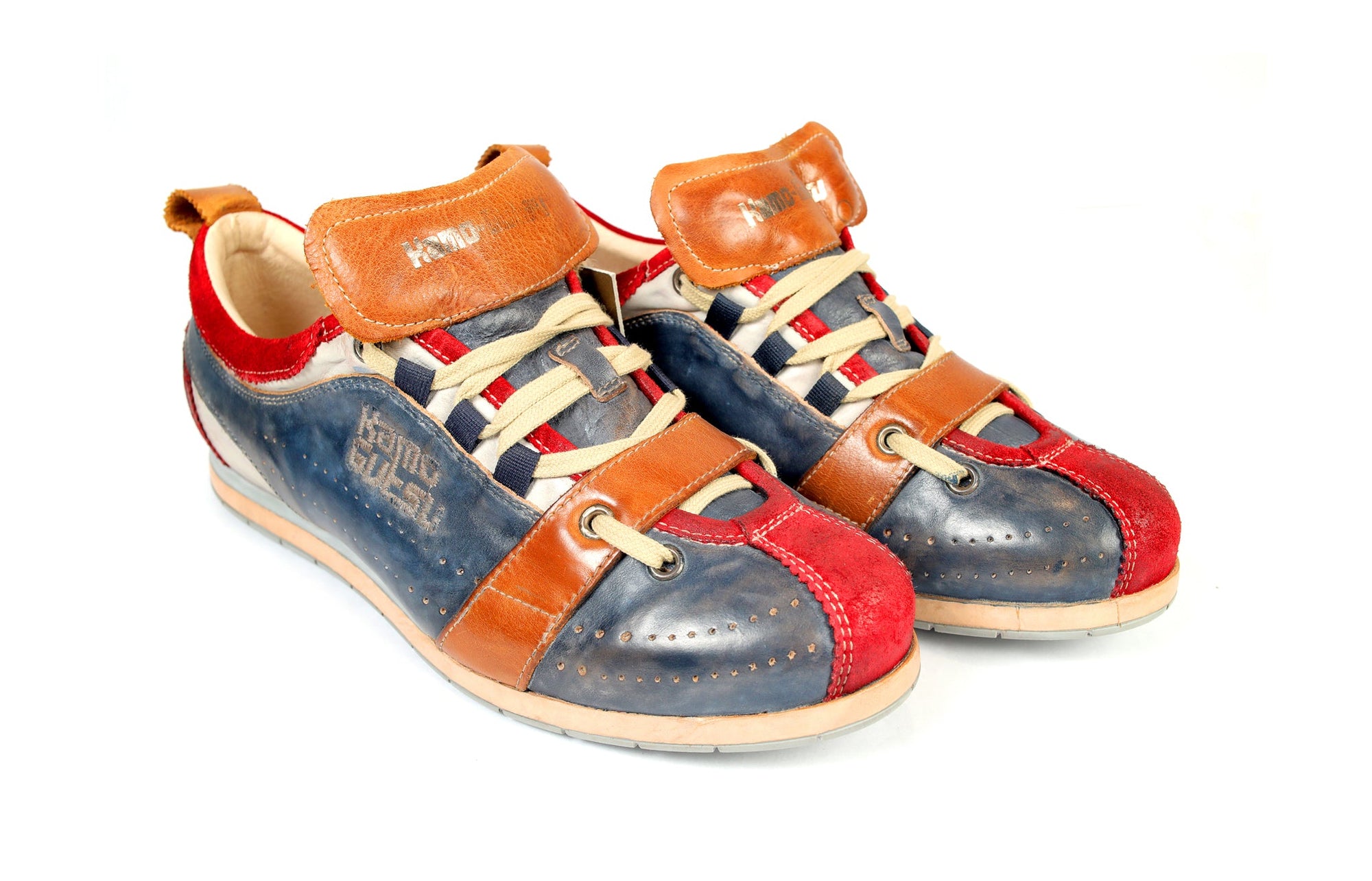 KAMO-GUTSU CLASSIS SNEAKERS MEN ( BLUE / RED)