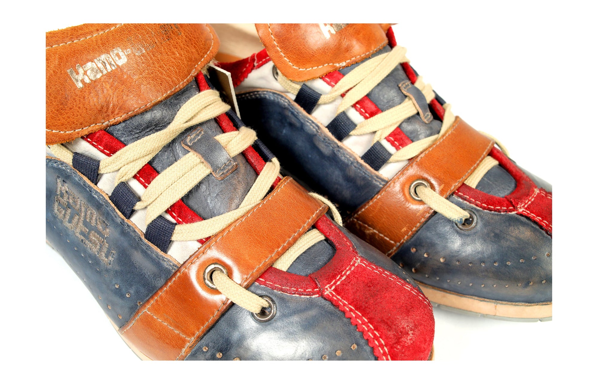 KAMO-GUTSU CLASSIS SNEAKERS MEN ( BLUE / RED)