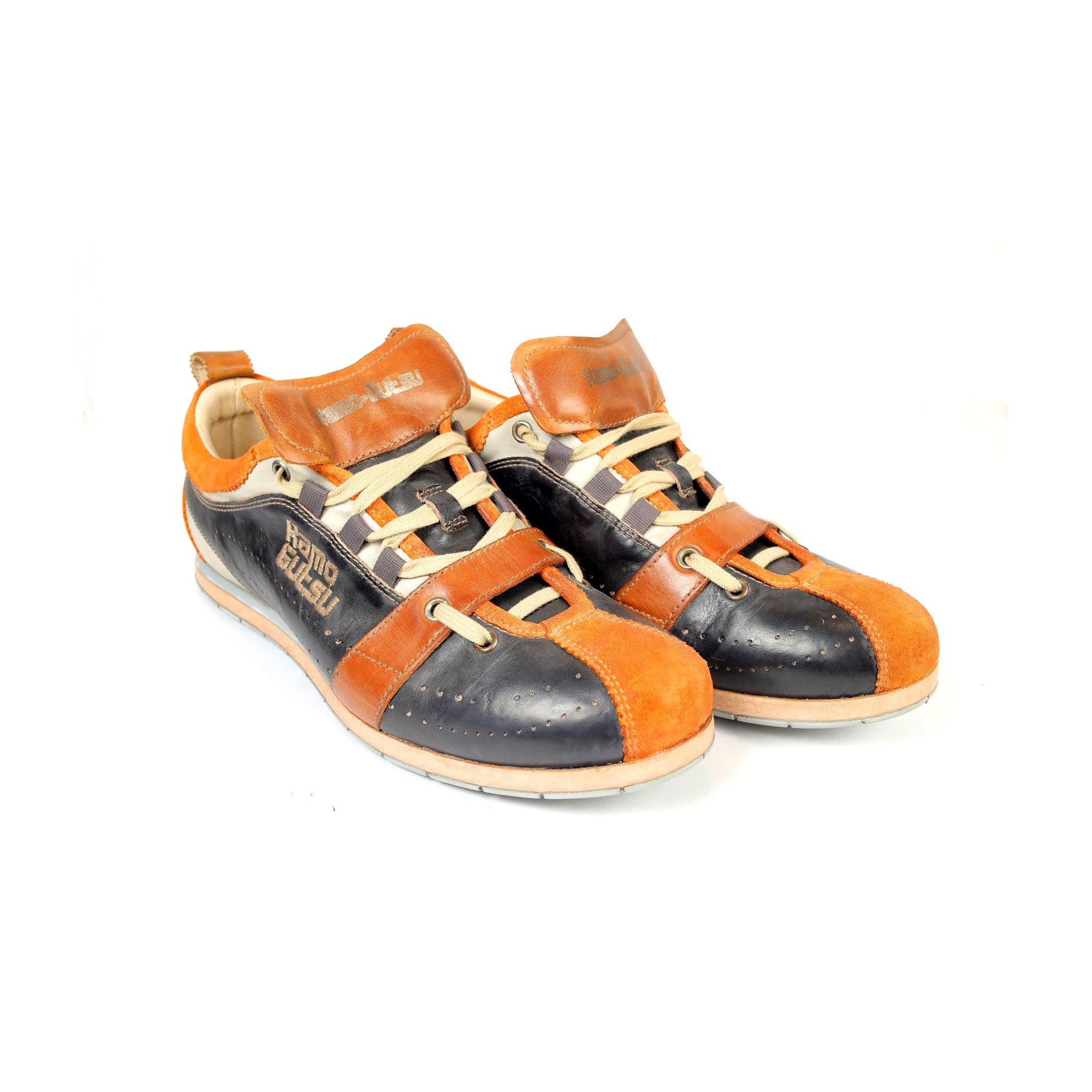 KAMO-GUTSU CLASSIS SNEAKERS MEN (BLACK/ORANGE)