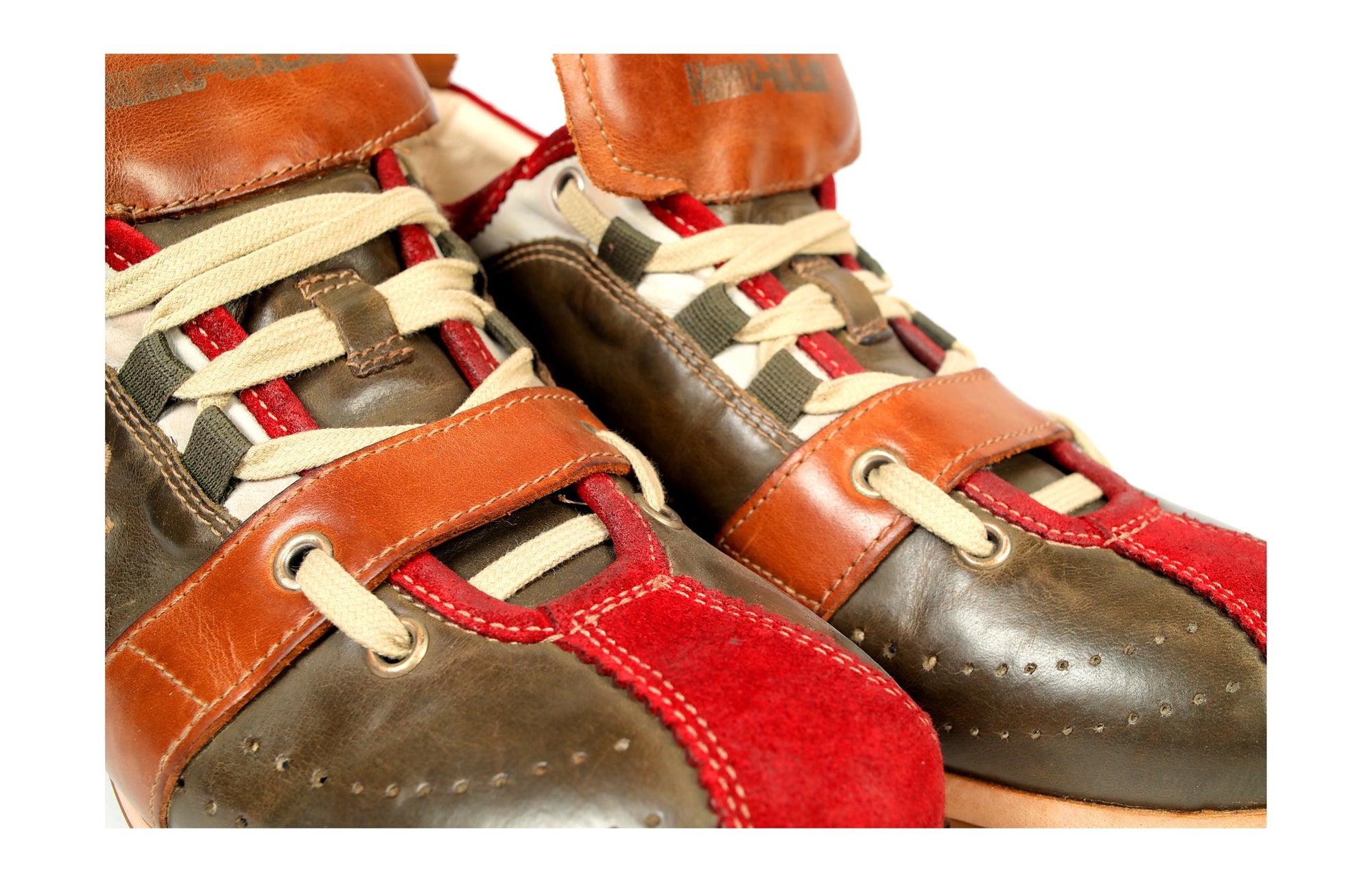 KAMO-GUTSU CLASSIS SNEAKER MEN (BROWN / RED)