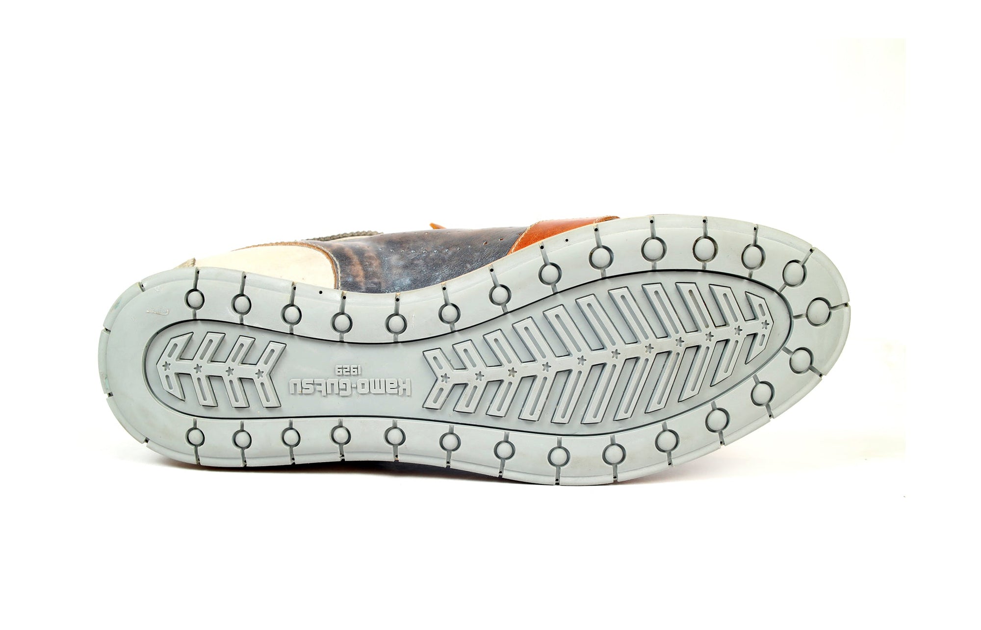 KAMO-GUTSU SNEAKERS (BLUE/BROWN)