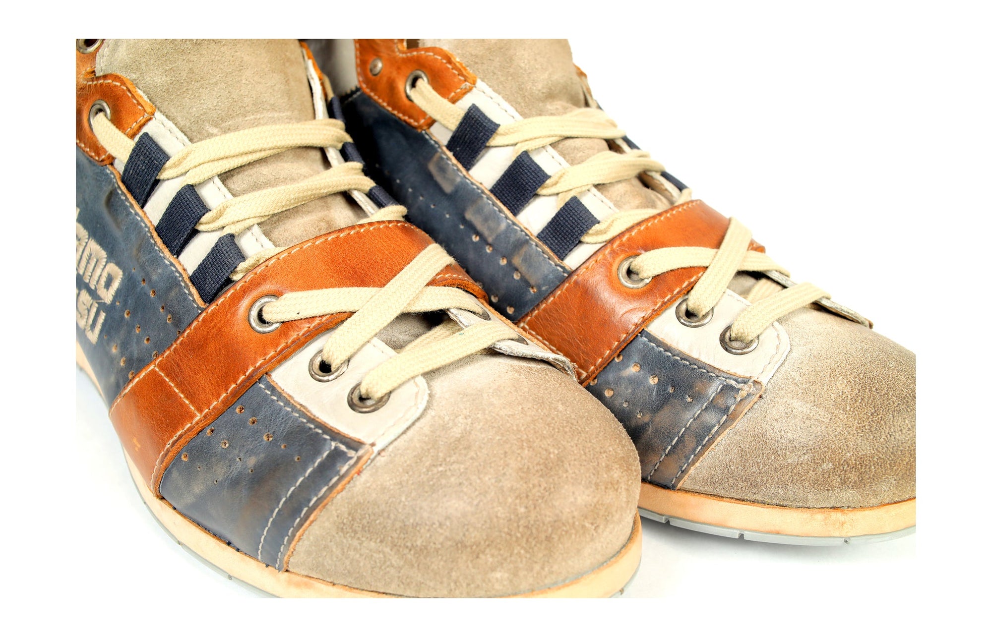KAMO-GUTSU CLASSIS SNEAKERS MEN ( BLUE / LIGHT GREY)