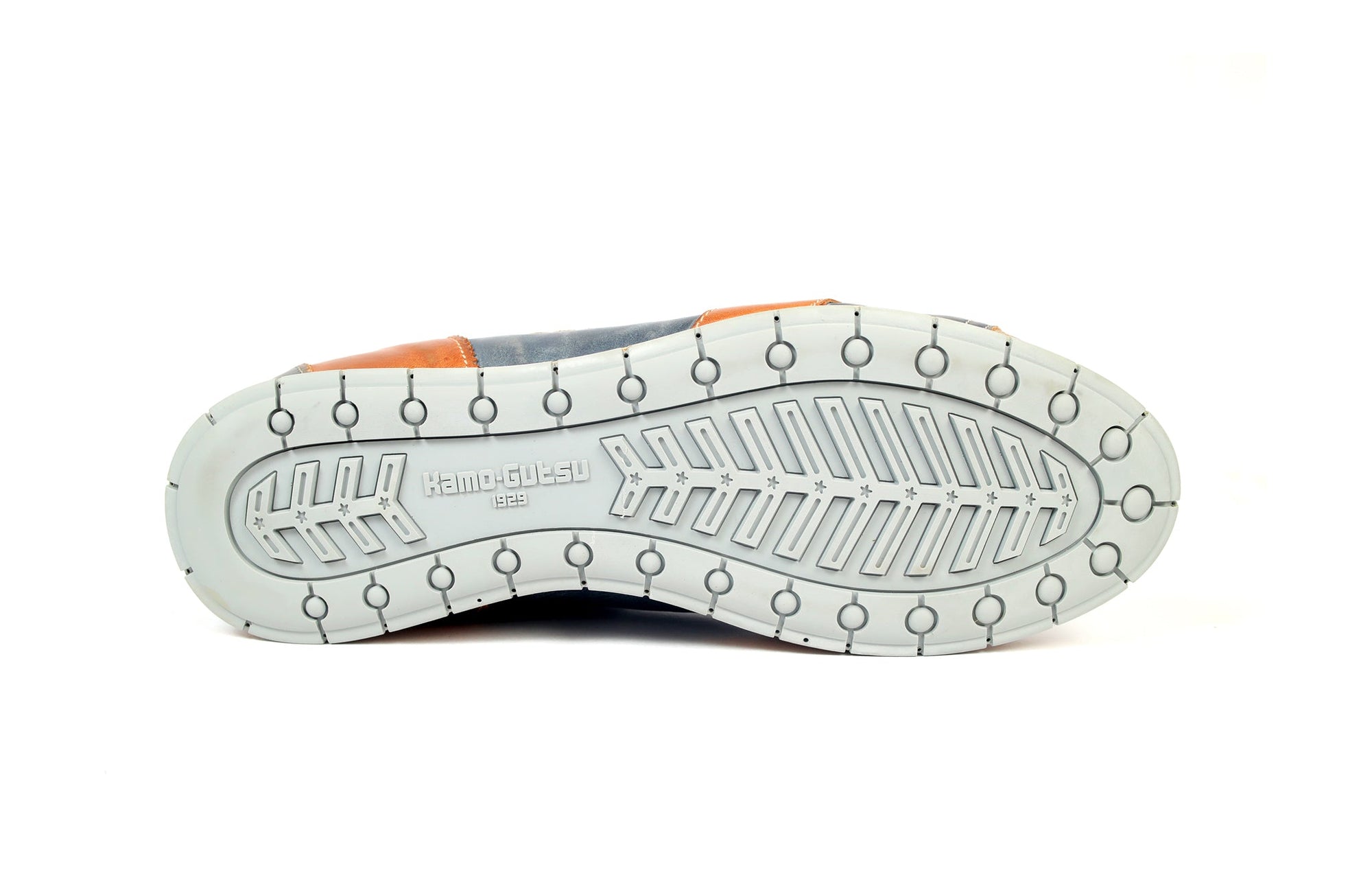 KAMO-GUTSU CLASSIS SNEAKERS MEN ( BLUE / LIGHT GREY)