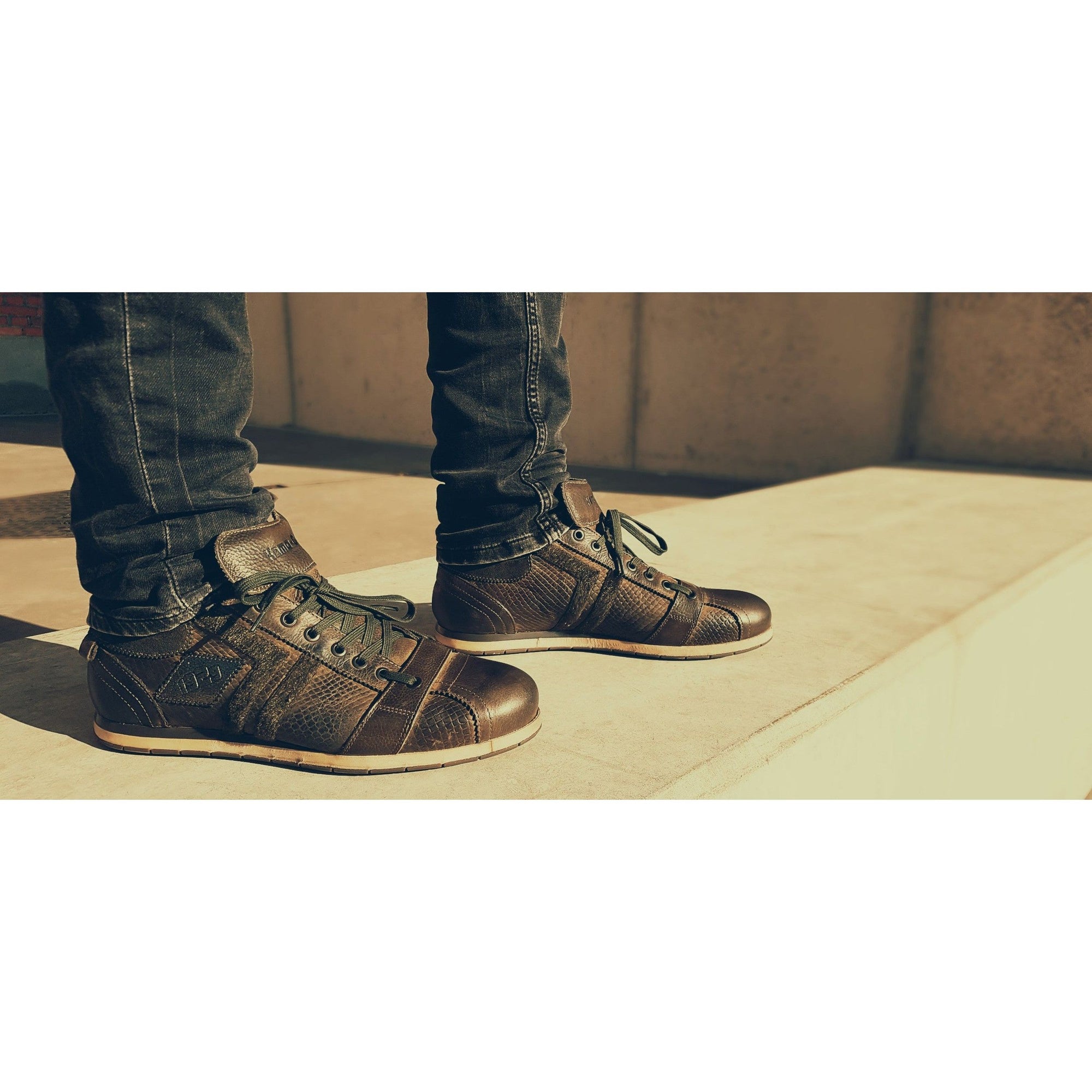 KAMO-GUTSU CLASSIS SNEAKER MEN(GREEN)