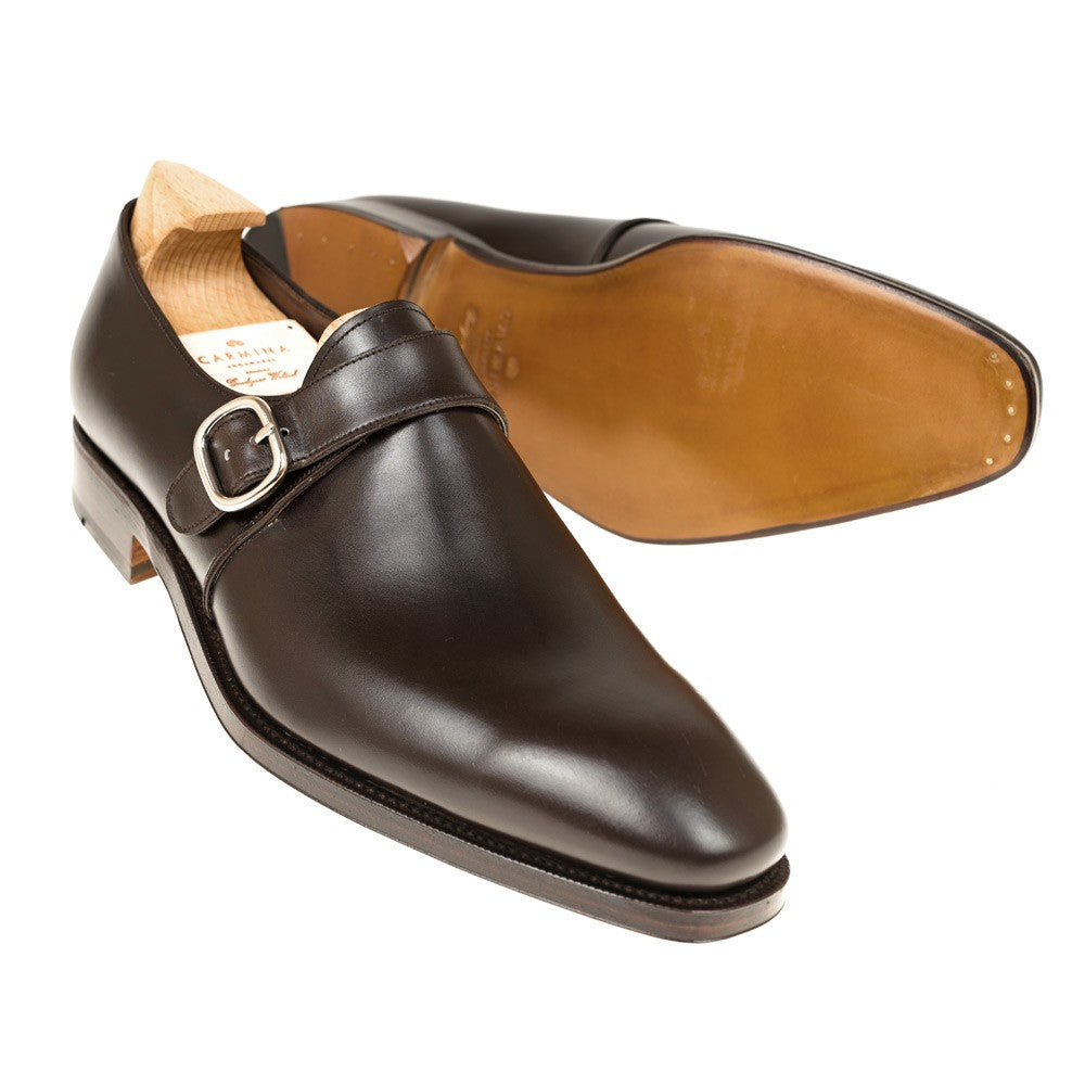 CARMINA MONK STRAP SHOES 80156 RAIN