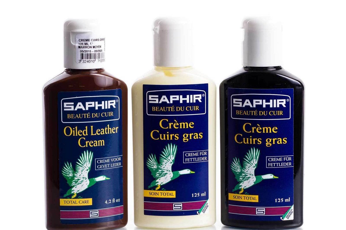 Saphir Beaute du Cuir Chromexcel Greasy Oiled Leather Lotion for Nubuck (125 ML)